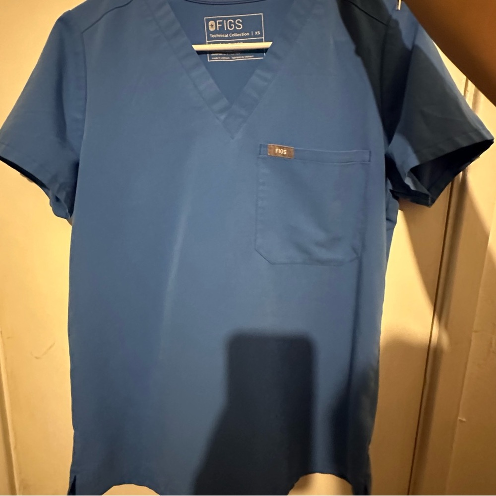 Figs Catarina Top Capri Blue XS